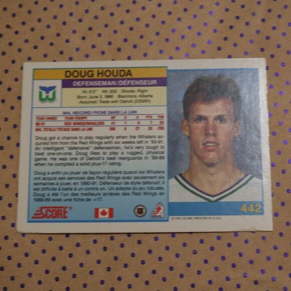 Doug Houda #442 Hockey Card - Picture 2 of 2